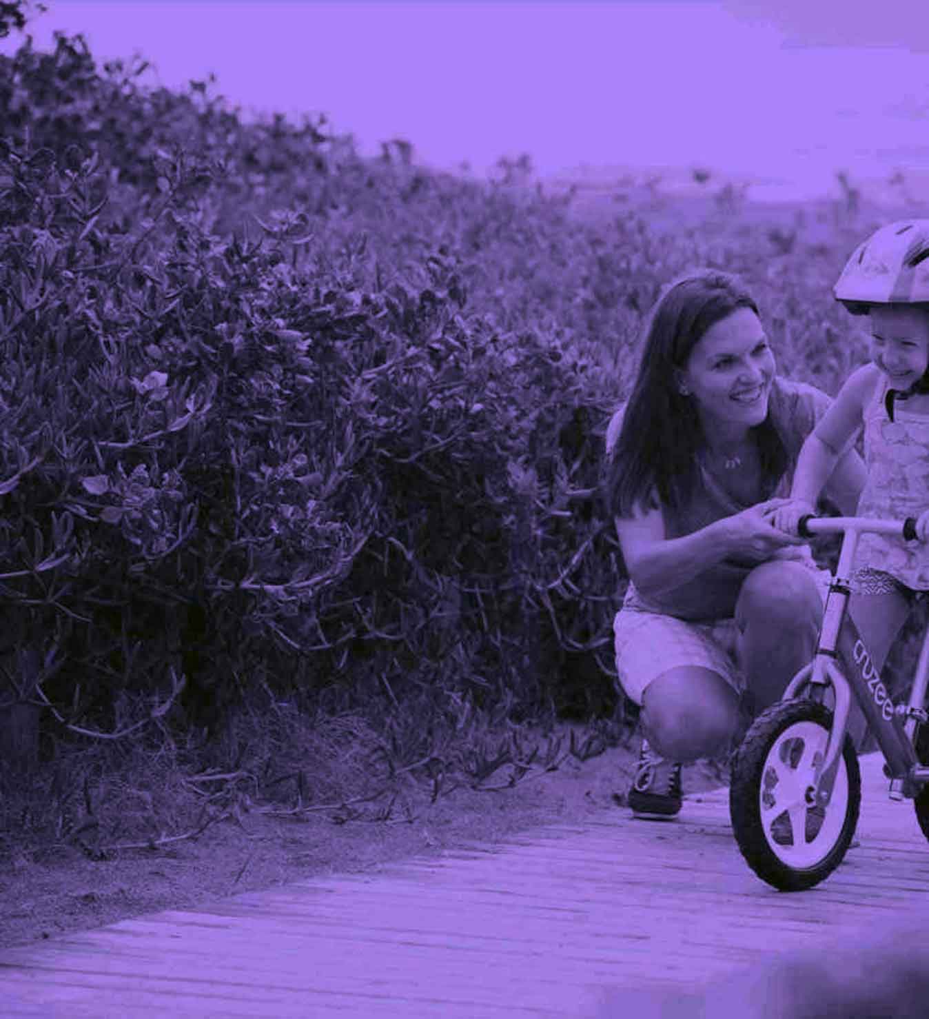 cruzee balance bike purple